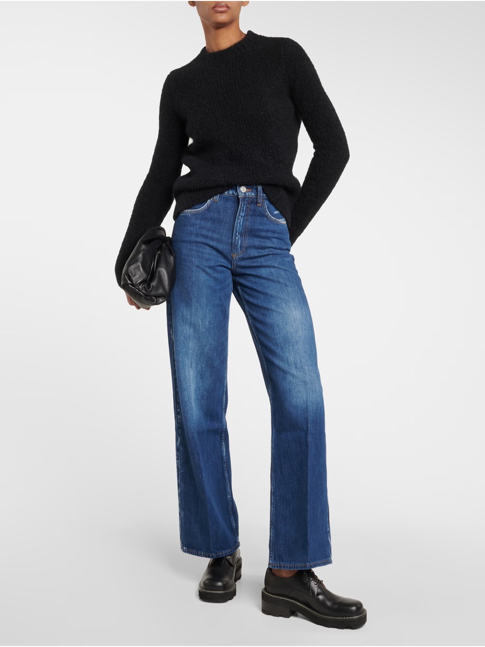Frame
Le High 'N' Tight wide-leg jeans